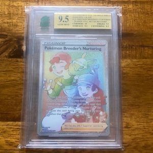MNT 9.5 graded POKEMON TCG- SWORD & SHIELD Darkness Ablaze .